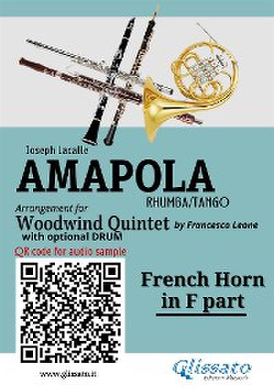 French Horn in F part of "Amapola" for Woodwind Quintet