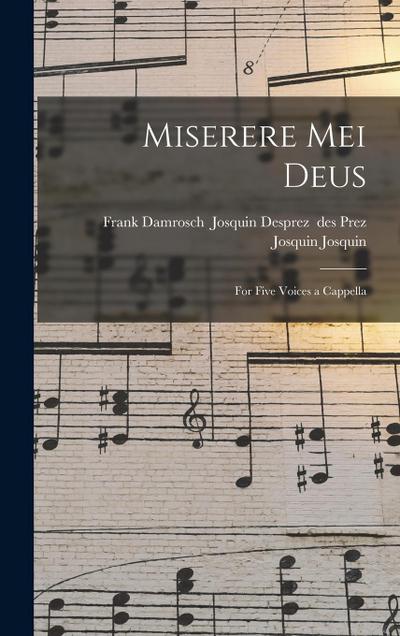 Miserere mei Deus: For five voices a cappella