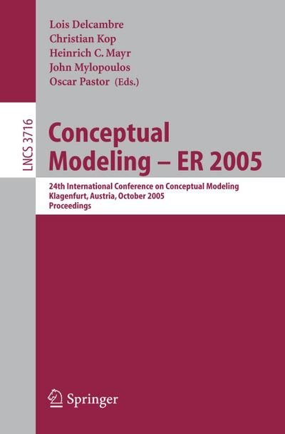 Conceptual Modeling - ER 2005