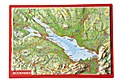 Reliefpostkarte Bodensee