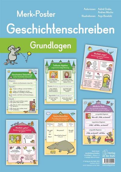 Geschichtenschreiben - Grundlagen, 6 Poster