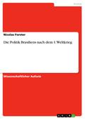 Die Politik Brasiliens nach dem 1. Weltkrieg