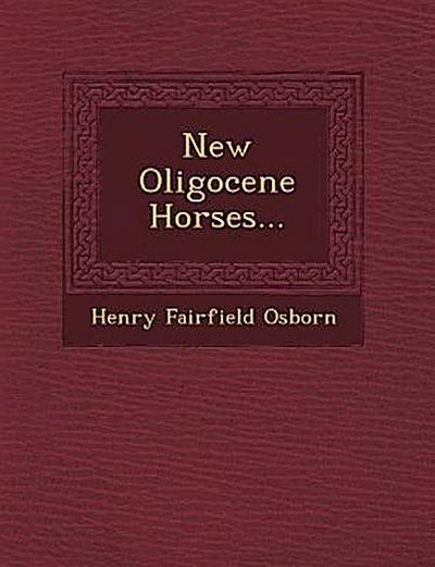New Oligocene Horses...