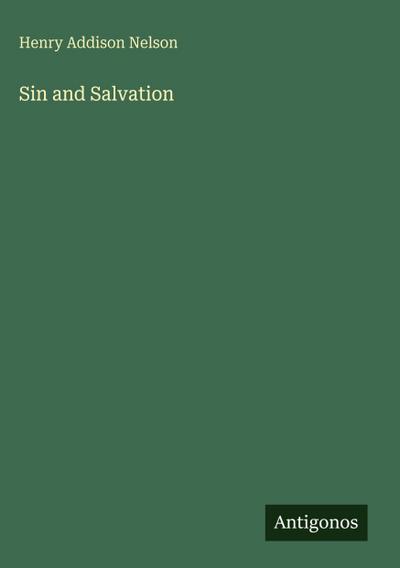 Sin and Salvation