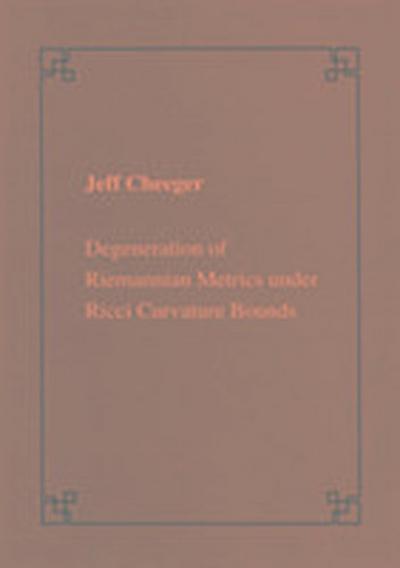 Degeneration of Riemannian Metrics Under Ricci Curvature Bounds