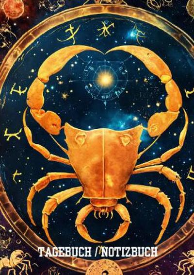 Tagebuch / Notizbuch  Sternzeichen  Krebs