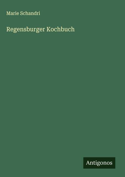 Regensburger Kochbuch