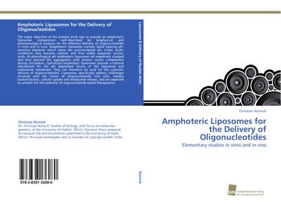 Amphoteric Liposomes for the Delivery of Oligonucleotides