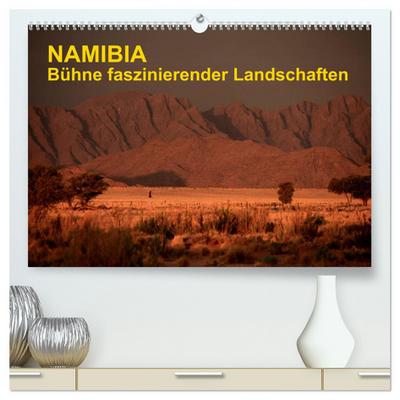 Namibia - Bühne faszinierender Landschaften (hochwertiger Premium Wandkalender 2024 DIN A2 quer), Kunstdruck in Hochglanz