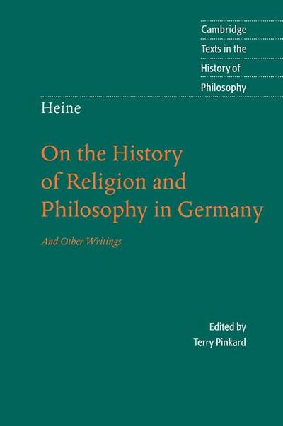 On the History of Religion and Philosophy in Germany