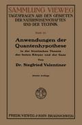 Anwendungen der Quantenhypothese in der kinetische