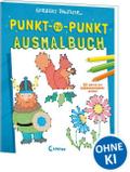 Punkt-zu-Punkt-Ausmalbuch (blau)