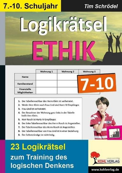 Logikrätsel Ethik Klasse 7-10