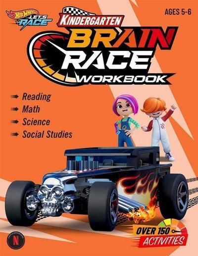 Hot Wheels Brain Race Kindergarten Workbook