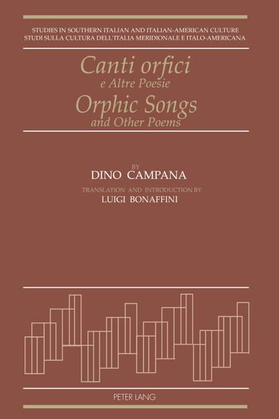 Orphic Songs and Other Poems by Dino Campana