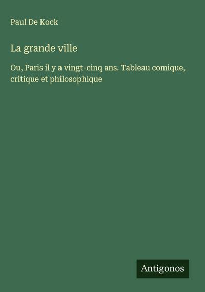 La grande ville