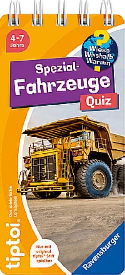 tiptoi® Wieso? Weshalb? Warum? Quiz - Spezialfahrzeuge