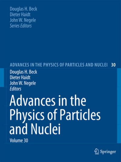 Advances in the Physics of Particles and Nuclei Volume 30