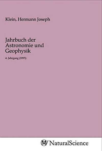 Jahrbuch der Astronomie und Geophysik