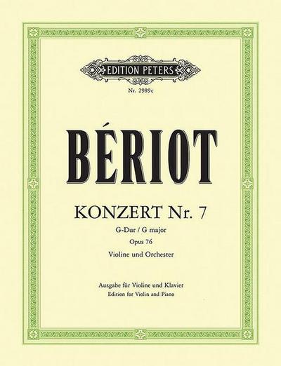 Concerto No. 7 in G Op. 76 (Edition for Violin and Piano)