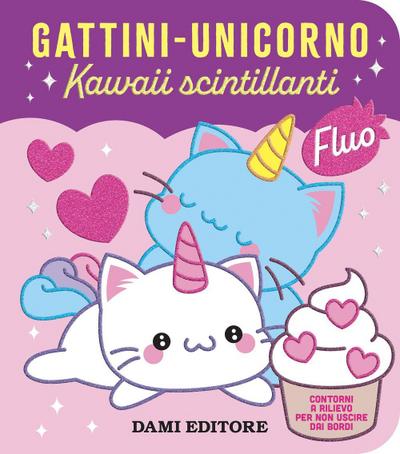 Gattini - unicorno. Kawaii scintillanti