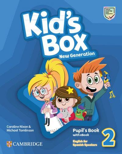 Kid’s Box New Generation Level 2 Pupil’s Book with eBook English for Spanish Speakers