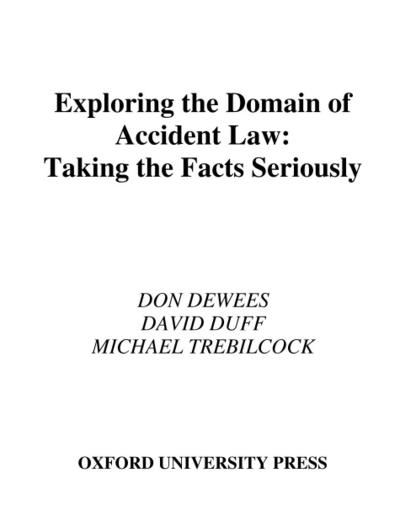 Exploring the Domain of Accident Law