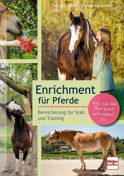 Enrichment für Pferde. Pferderatgeber mit DIY-Projekten, Lifehacks und Tipps für die Pferde-Beschäftigung, artgerechte Pferdehaltung und Trainingsideen