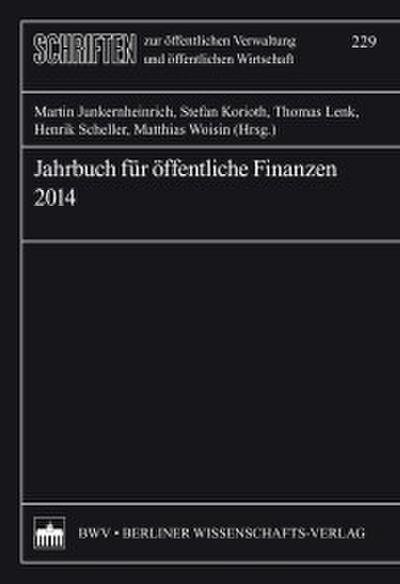 Jahrbuch für öffentliche Finanzen 2014