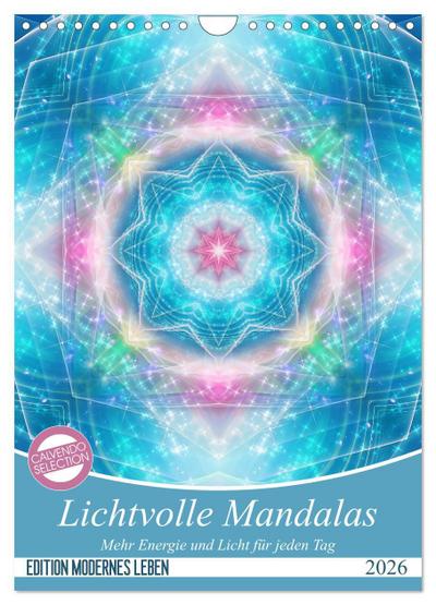 Lichtvolle Mandalas (Wandkalender 2026 DIN A4 hoch), CALVENDO Monatskalender