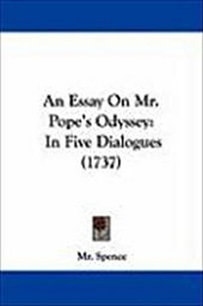 An Essay On Mr. Pope’s Odyssey