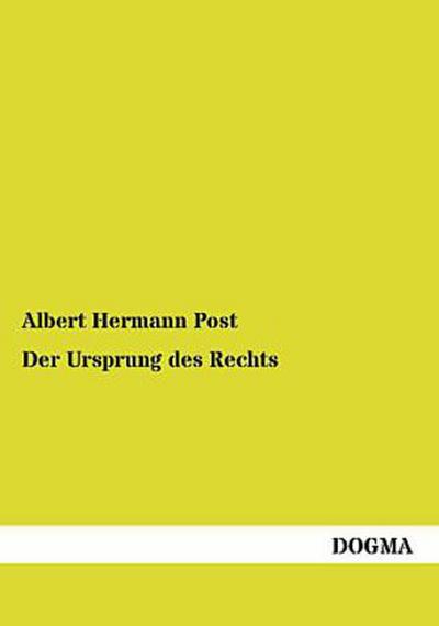 Der Ursprung des Rechts