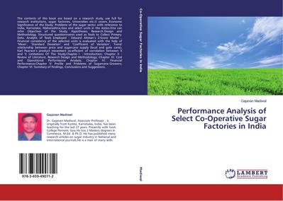 Performance Analysis of Select Co-Operative Sugar Factories in India - Gajanan Madiwal