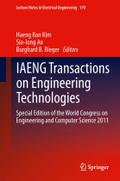 IAENG Transactions on Engineering Technologies: Special Edition of the World Congress on Engineering and Computer Science 2011 Haeng Kon Kim Editor