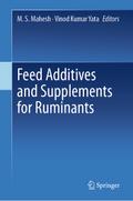 Feed Additives and Supplements for Ruminants