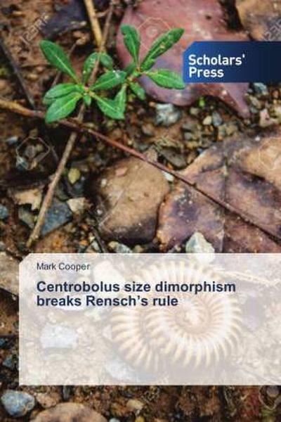 Centrobolus size dimorphism breaks Rensch’s rule