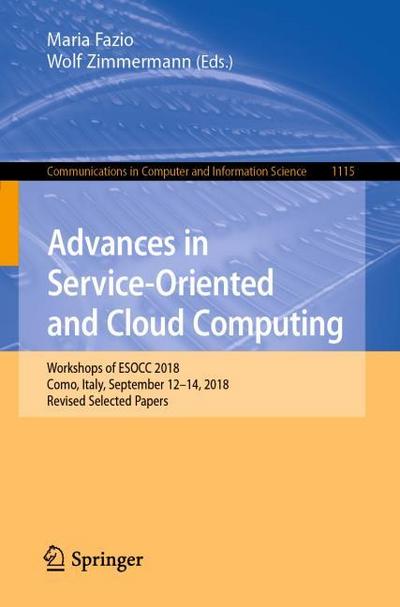 Advances in Service-Oriented and Cloud Computing