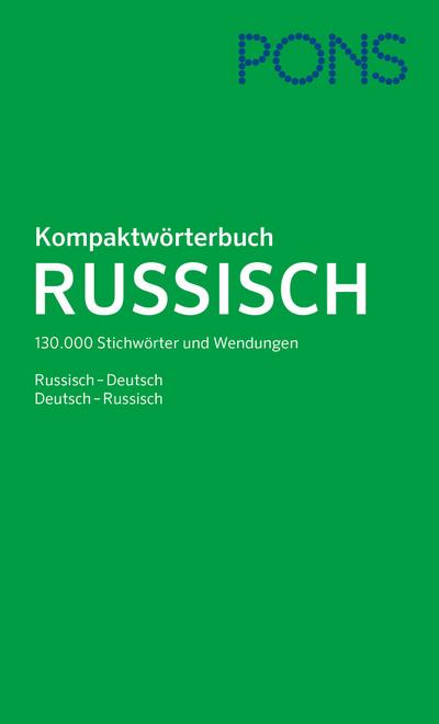 PONS Kompaktwörterbuch Russisch 