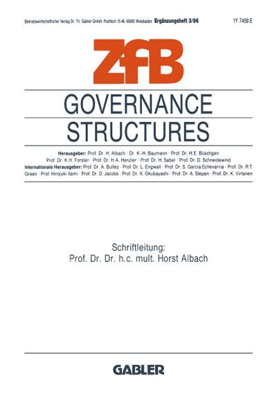 Governance Structures