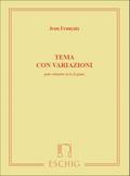 Tema con variazionipour clarinette en la et piano