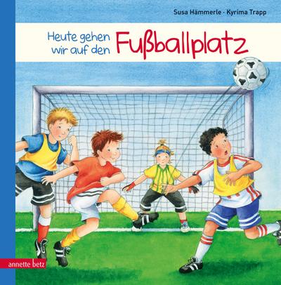 Heute gehen wir auf den Fußballplatz