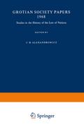 Studies in the History of the Law of Nations