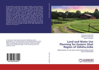 Land and Water Use Planning for Eastern Ghat Region of Odisha, India
