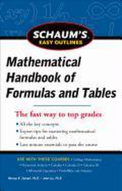 Schaum’s Easy Outline of Mathematical Handbook of Formulas and Tables, Revised Edition