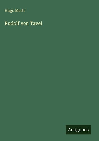 Rudolf von Tavel