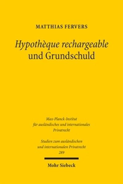 Hypothèque rechargeable und Grundschuld