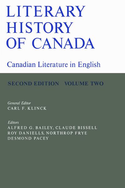 Literary History of Canada