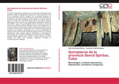 Quirópteros de la provincia Sancti Spíritus, Cuba
