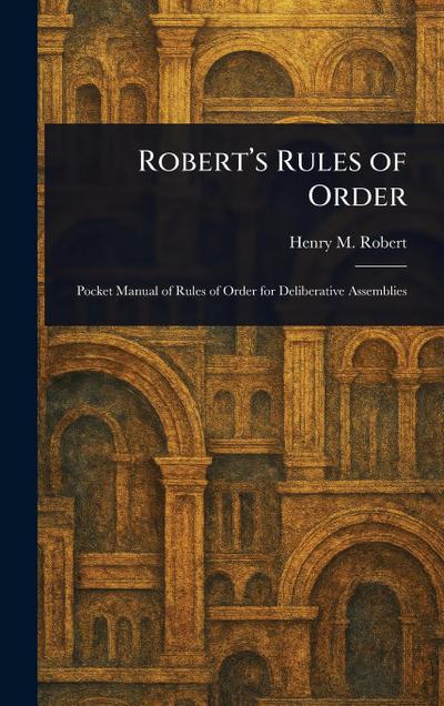 Robert’s Rules of Order