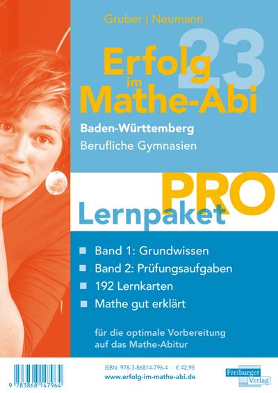 Erfolg im Mathe-Abi 2023 Lernpaket ’Pro’ Baden-Württemberg Berufliche Gymnasien, 4 Teile